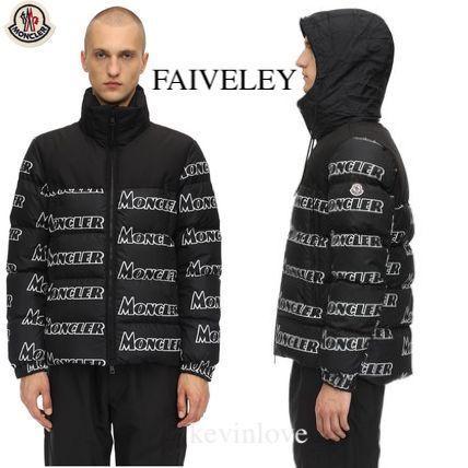 モンクレール コピー 19/20AW ロゴプリントダウン FAIVELEY ブラック 9082421